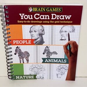 Brain Games You Can Draw Easy To Do Drawings Using The Grid Technique